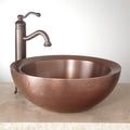 Bronze Hammered Copper Vessel W374