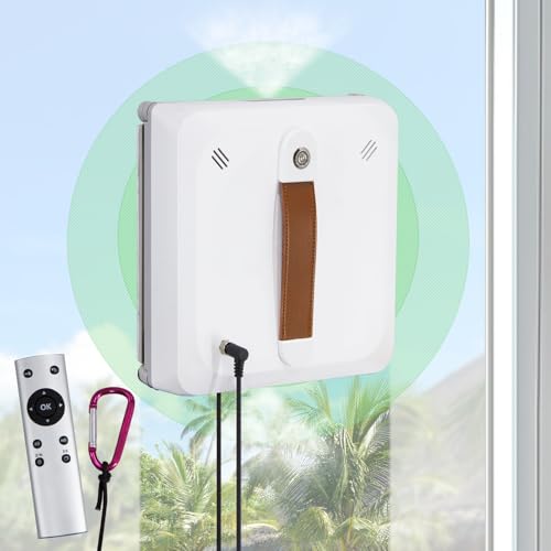 Window Cleaning Robot, 3000Pa Strong Suction with Automatic Water Spray T570428