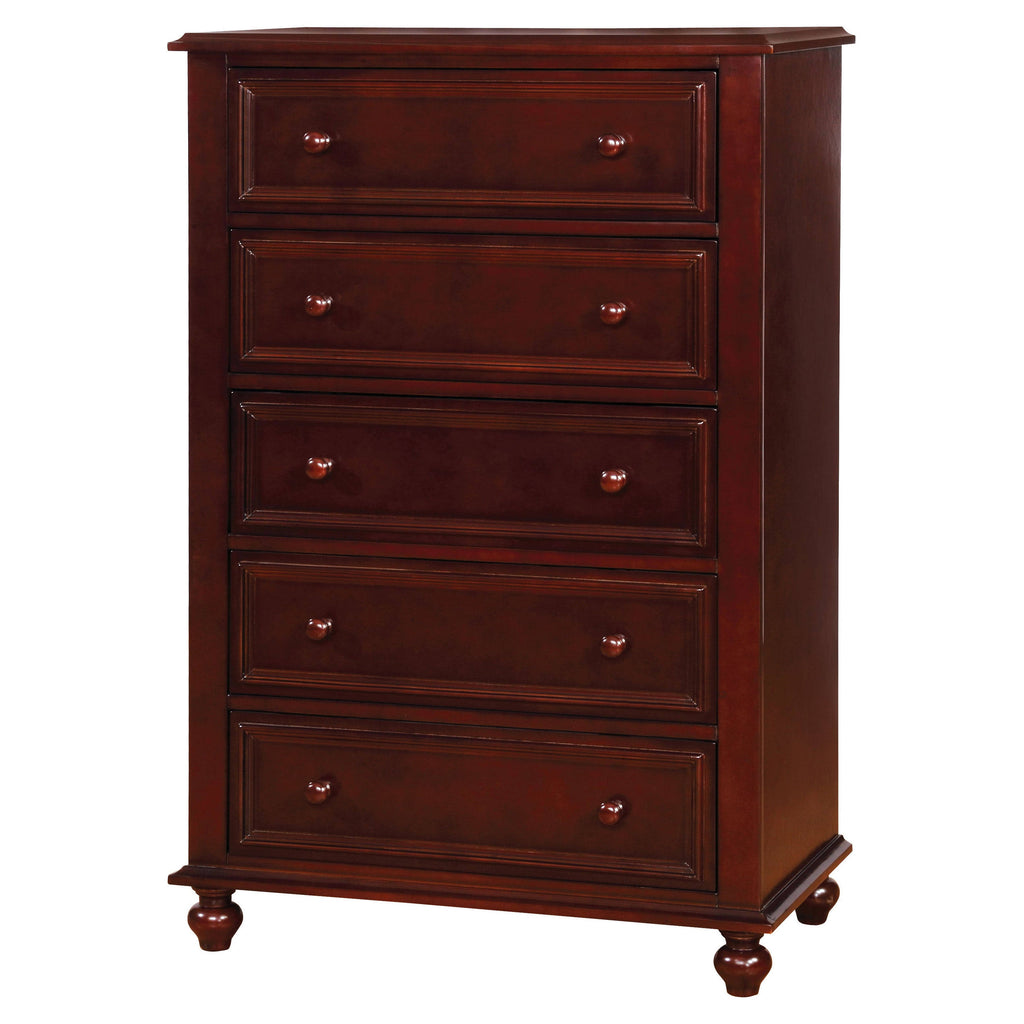 Brown 5-Drawer Youth Chest P916