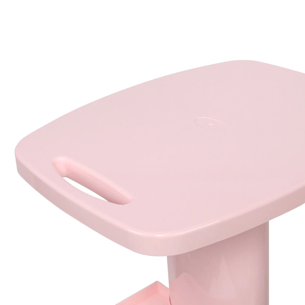 Pink Rolling Cart Beauty Salon Trolley Q3031