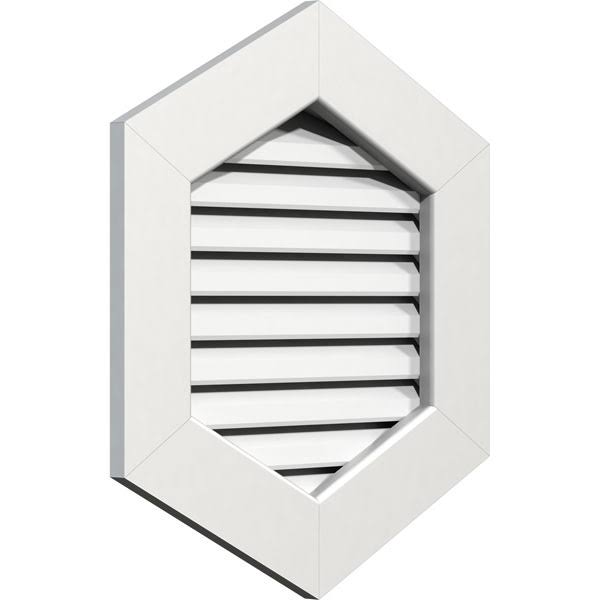 20x22W x 20x22H Vertical Peaked Gable Vent W1235