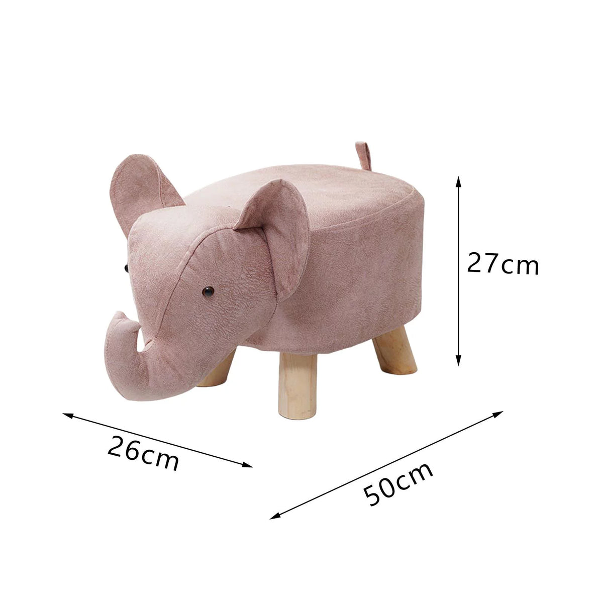 Pink Animal Footstool X594