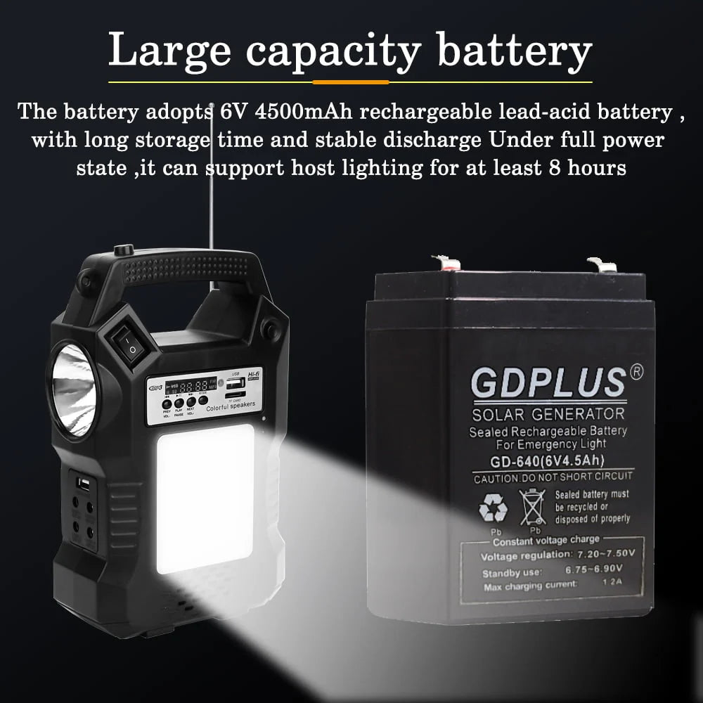 Portable Power Station with Solar Panels W1441