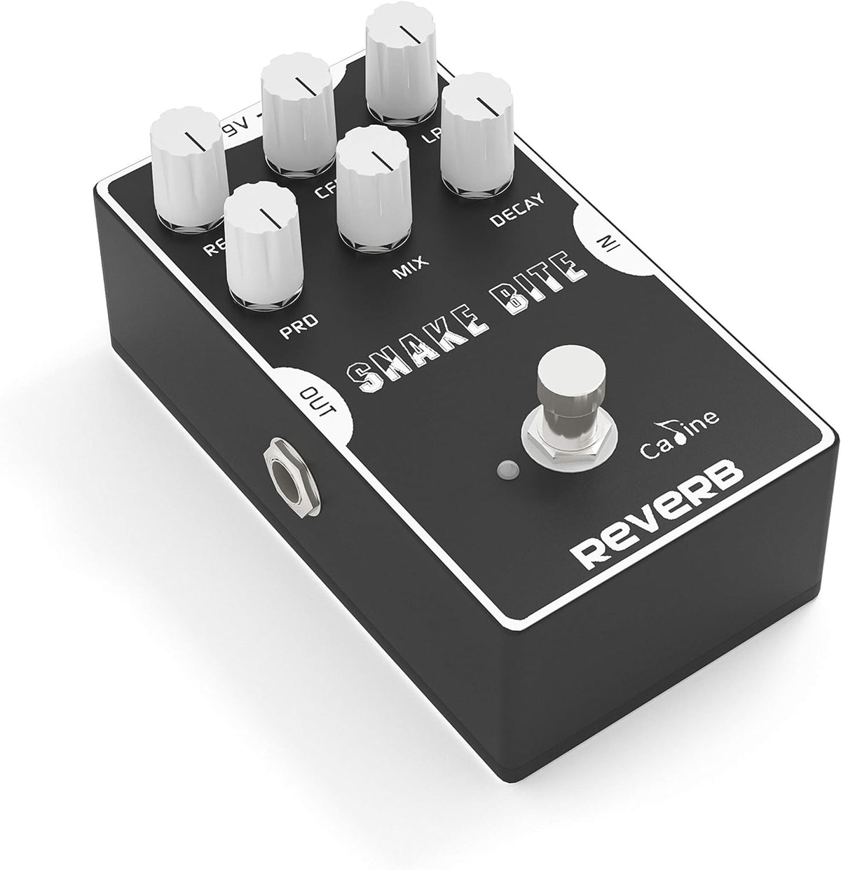 Hall Reverb Guitar Effects Pedal with True Bypass Aluminum Alloy Housing Y640