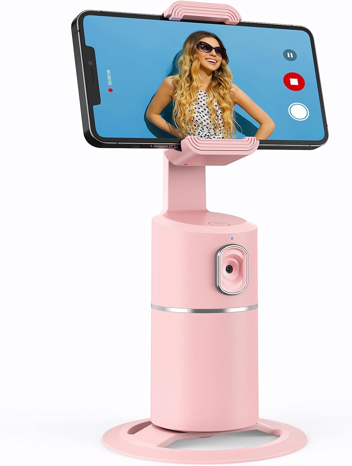 Auto Face Tracking Phone Camera Mount Tripod with Rechargeable Battery B86695