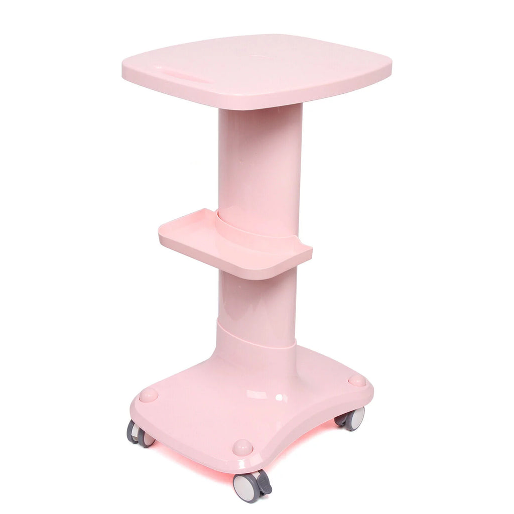 Pink Rolling Cart Beauty Salon Trolley Q3031