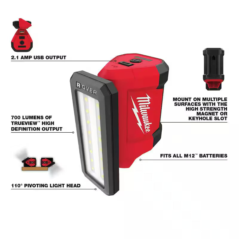 12V Lithium-Ion Brushless Cordless 1/4 in. Ratchet with Flood Light Y636176