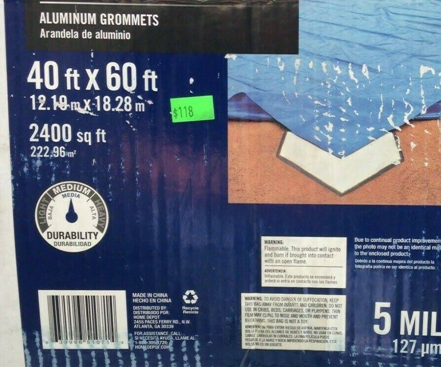 Blue Medium Duty Tarp C223292