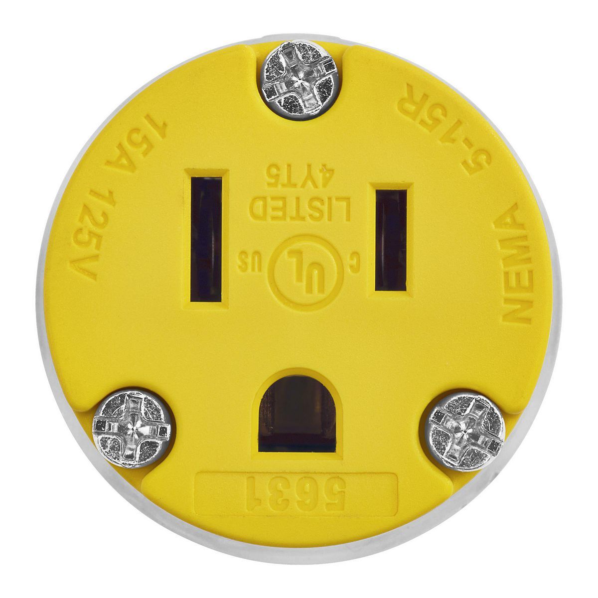 125V 15 Amp 12-18 AWG Light Up Female Connector I43732