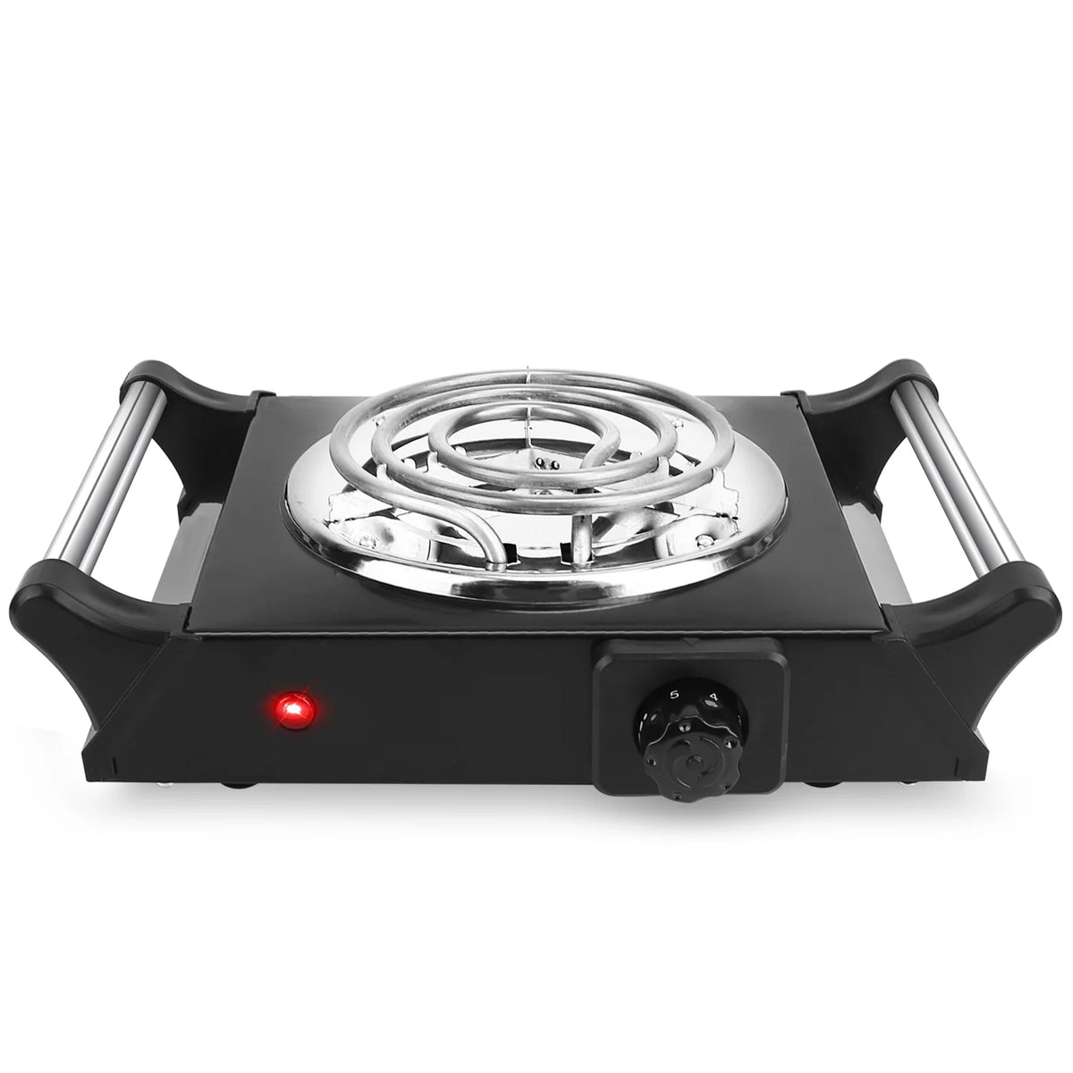 1000W Portable Coil Hot Plate with 5 Temperature Adjustments P52425