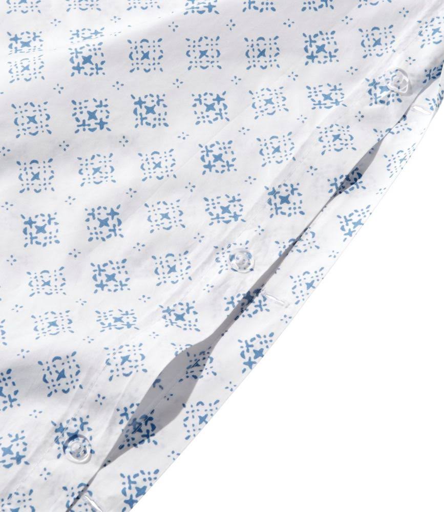 Blue Full Size Percale Comforter Cover E622