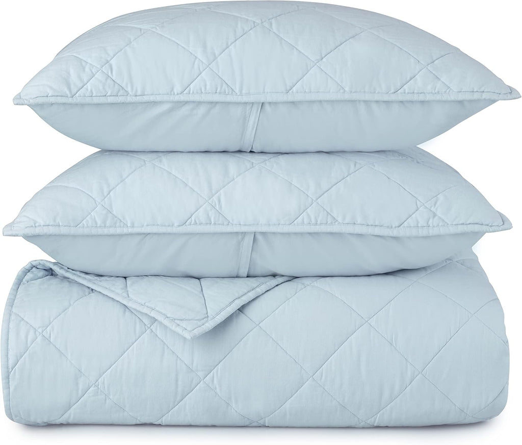 King Cotton Linen Percale Quilt E507343