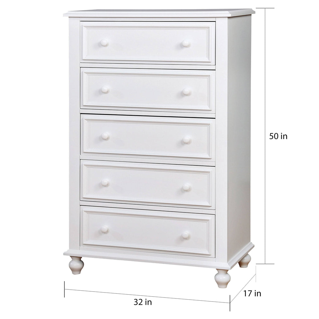 Brown 5-Drawer Youth Chest P916