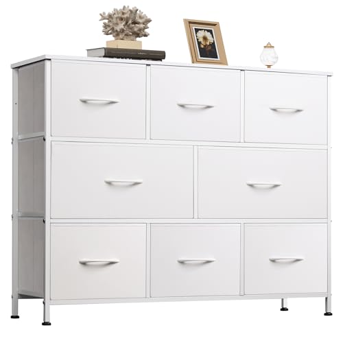 Charcoal Black 8 Fabric Drawer Dresser G385