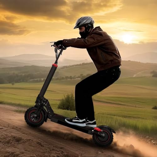 48V 1200W 35 Mph Foldable Electric Scooter with Seat R692576