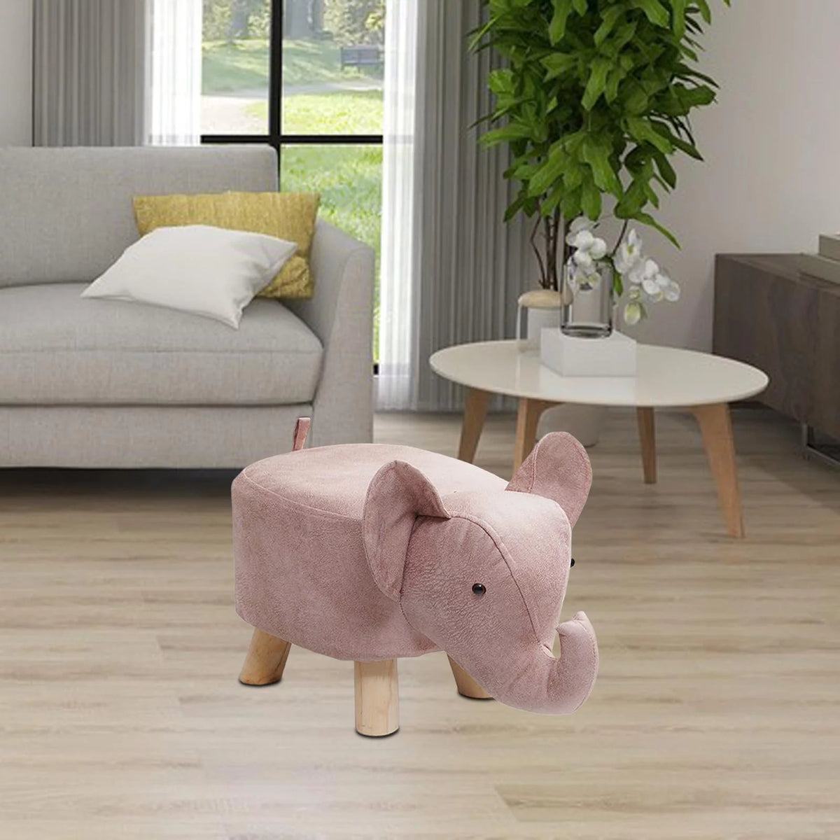 Pink Animal Footstool X594