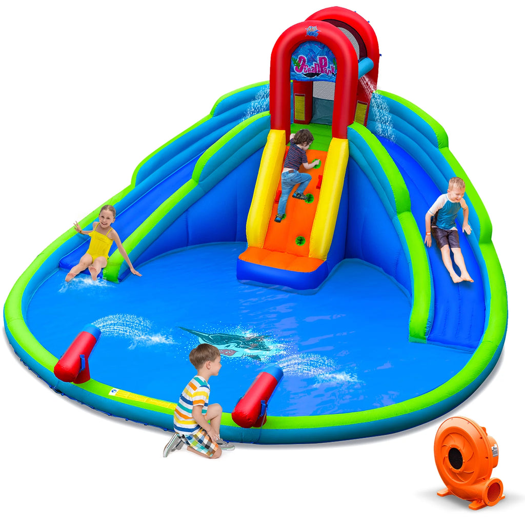 Inflatable Wet & Dry Bounce House with Blower U4947