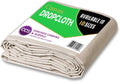 10 oz Canvas Cotton Drop Cloth 12 by 12 feet Natural Pack of 2 F30850