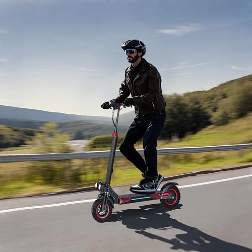 48V 1200W 35 Mph Foldable Electric Scooter with Seat R692576