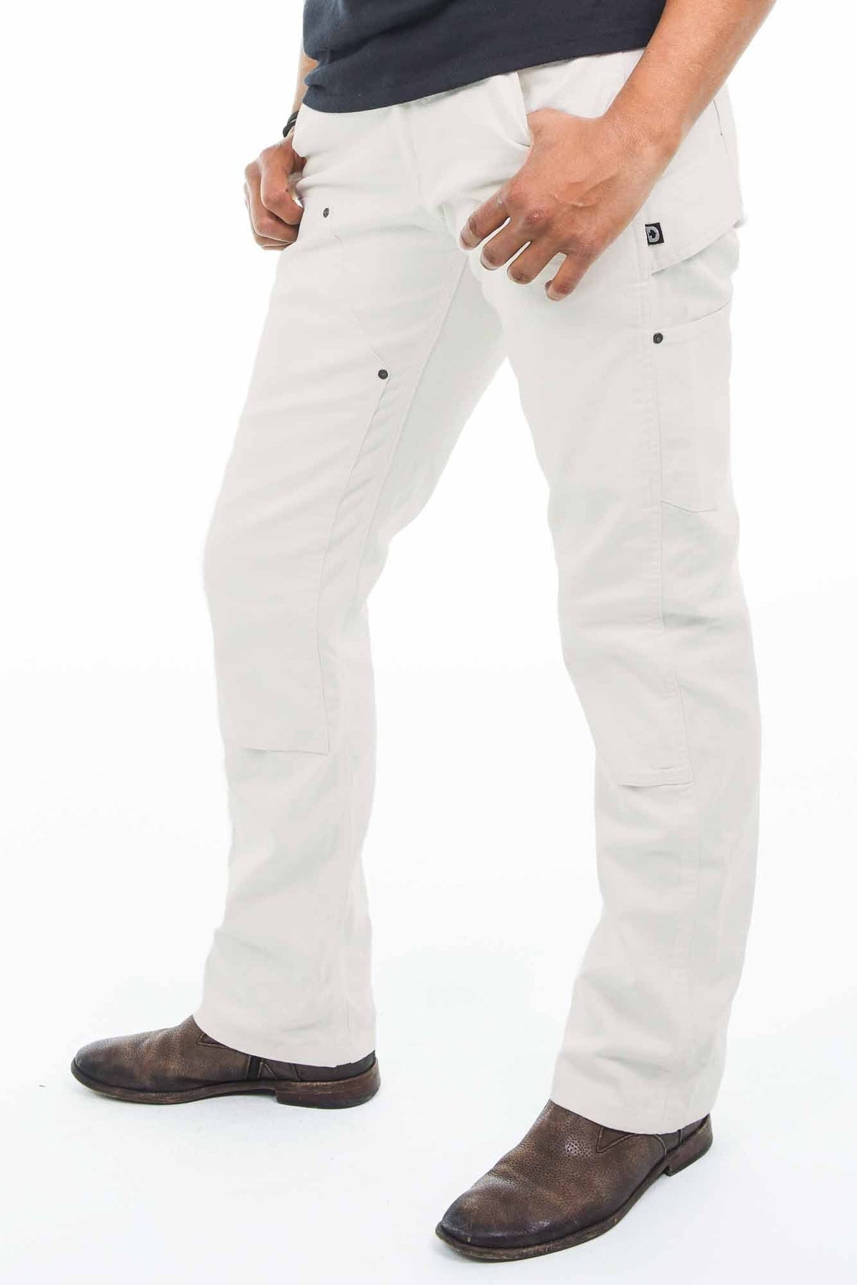 White Canvas Taskpant Z217911