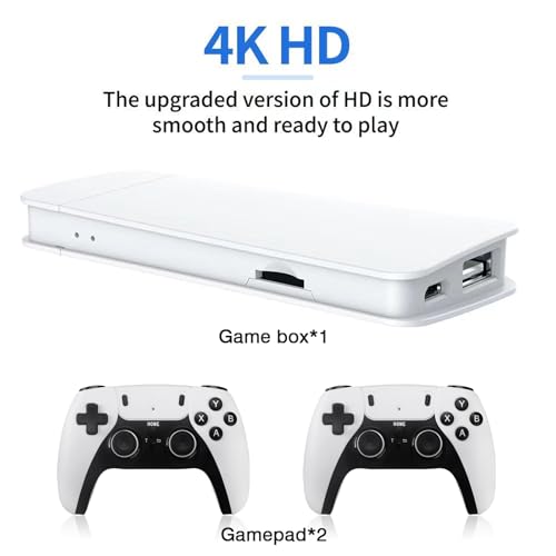 Wireless Retro Game Console with 20000+ Games, 64G, 9 Emulators, Dual Controllers V6559
