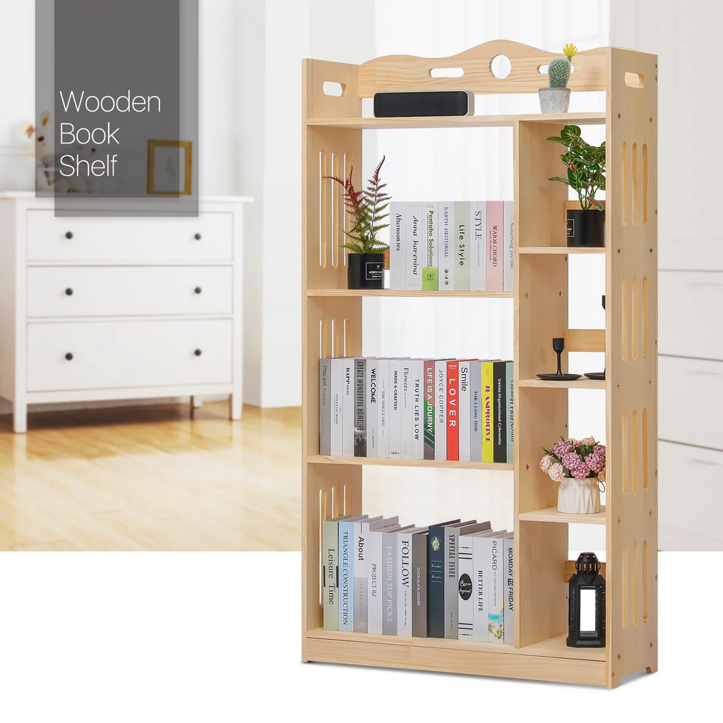 5 Tiers Wood Bookshelf D5354