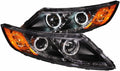 Projector Headlights with Halo Black J330441