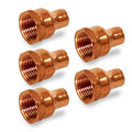1-1/4 in. Sweat x 3/4 in. FIP Copper Reducing Female Adapter Fitting (5-Pack) C990
