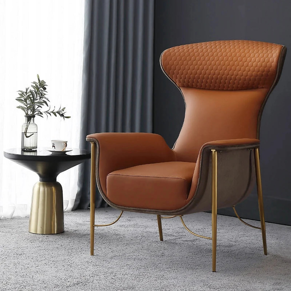 Light Luxury Leisure Chair Single Sofa K21857