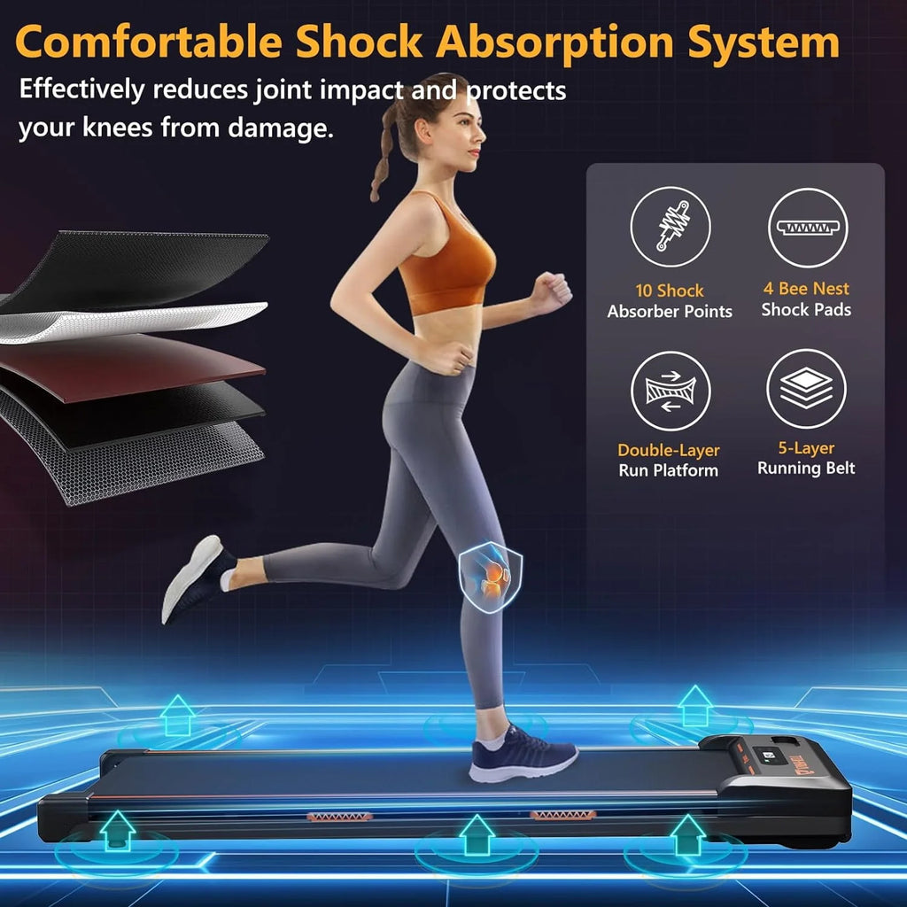 Under Desk Treadmill 2 in 1 Black U2750