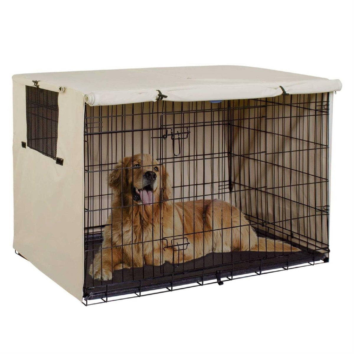 Dog Crate Cover Polyester Pet Kennel Cover O8149