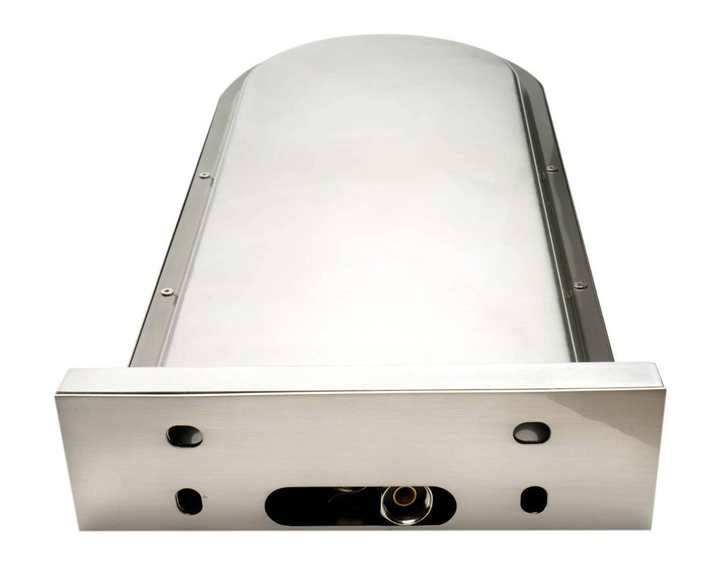 Polished Chrome 10x22 Wall-Mounted Square Waterfall Rain Shower Head J585418