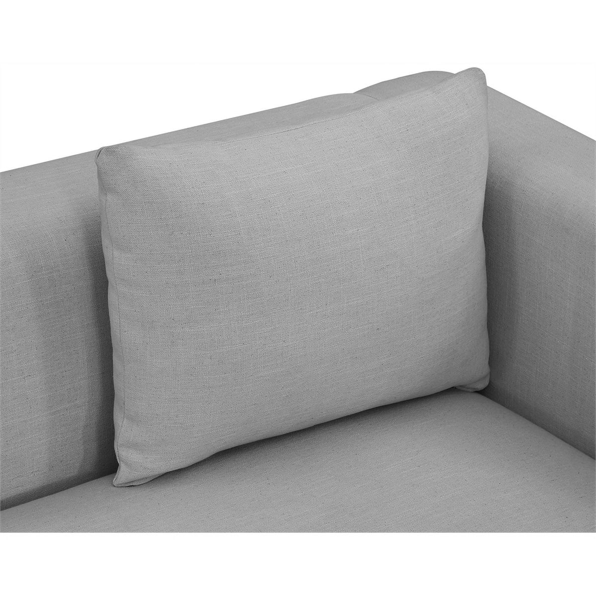 Grey Linen Textured Fabric Sofa V513