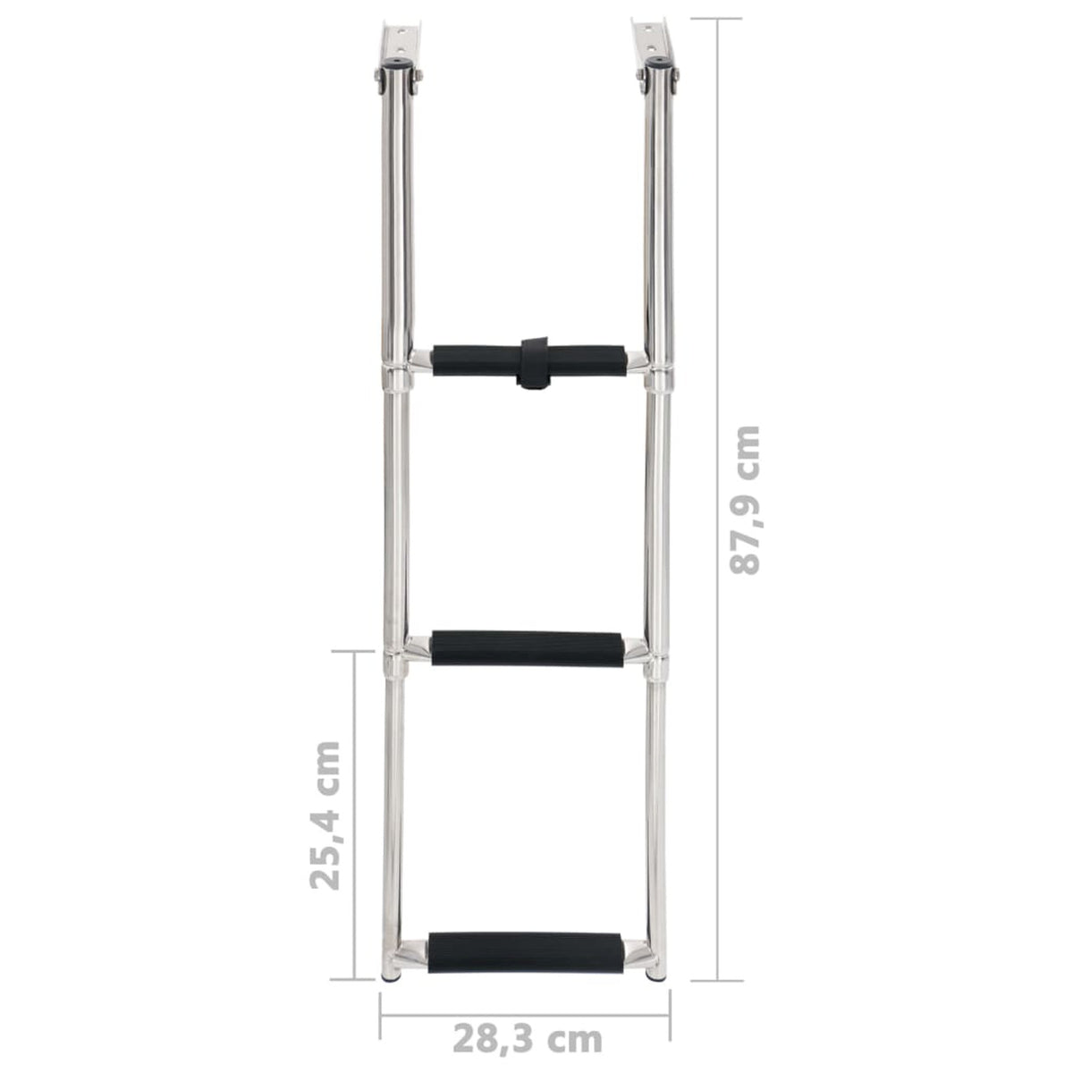 3-step Stainless Steel Folding Boarding Ladder D930