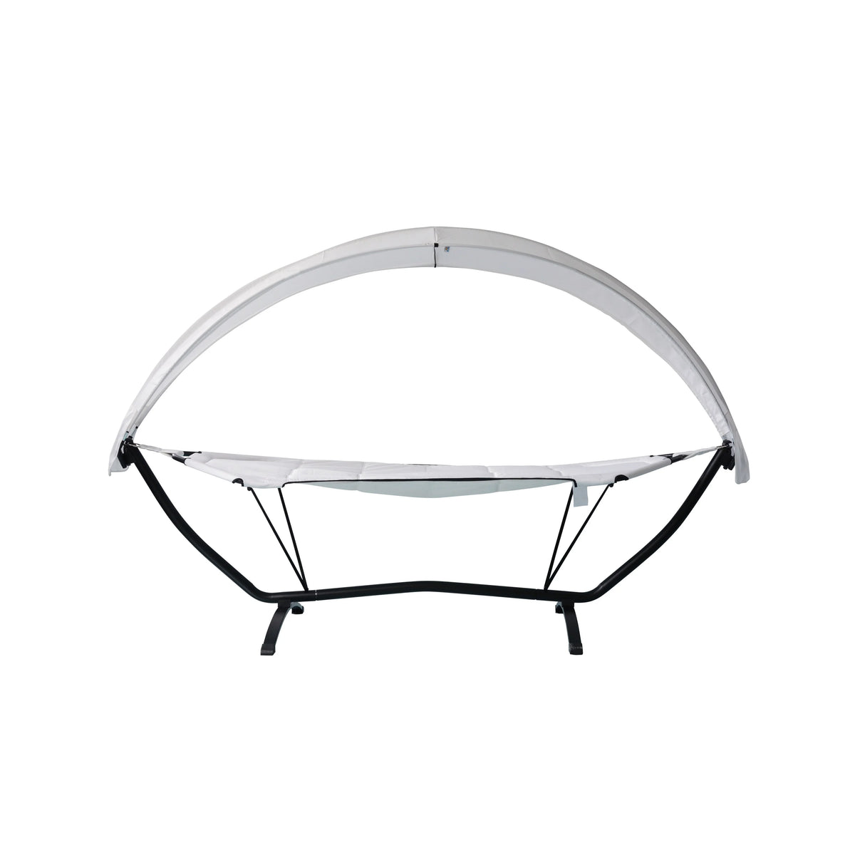 Steel Frame Lounger With Canopy L35140