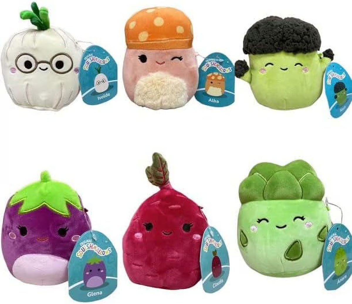 5" Mini Set of 6 Plush Toy T590826
