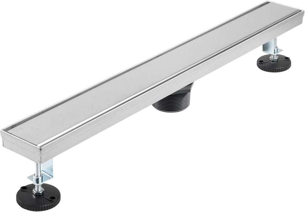 304 Stainless Steel 24x2.75in Linear Shower Floor Drain, Pack of 2 L1999