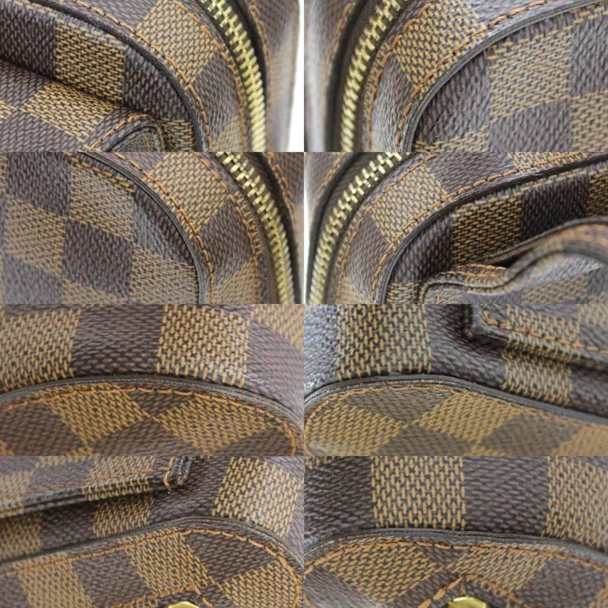 Pre-Owned Damier Ebene Waist Pouch Body Bag Y49668
