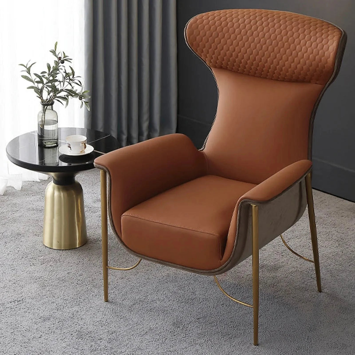 Light Luxury Leisure Chair Single Sofa K21857