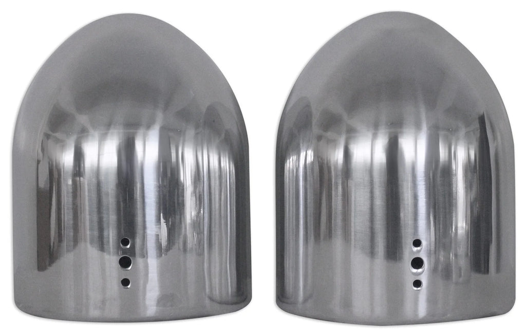 8” Polished Silver Aluminum Wakeboard Tower Speaker Enclosures R17526