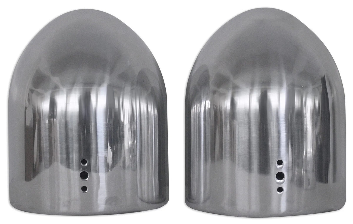 8” Polished Silver Aluminum Wakeboard Tower Speaker Enclosures R17526