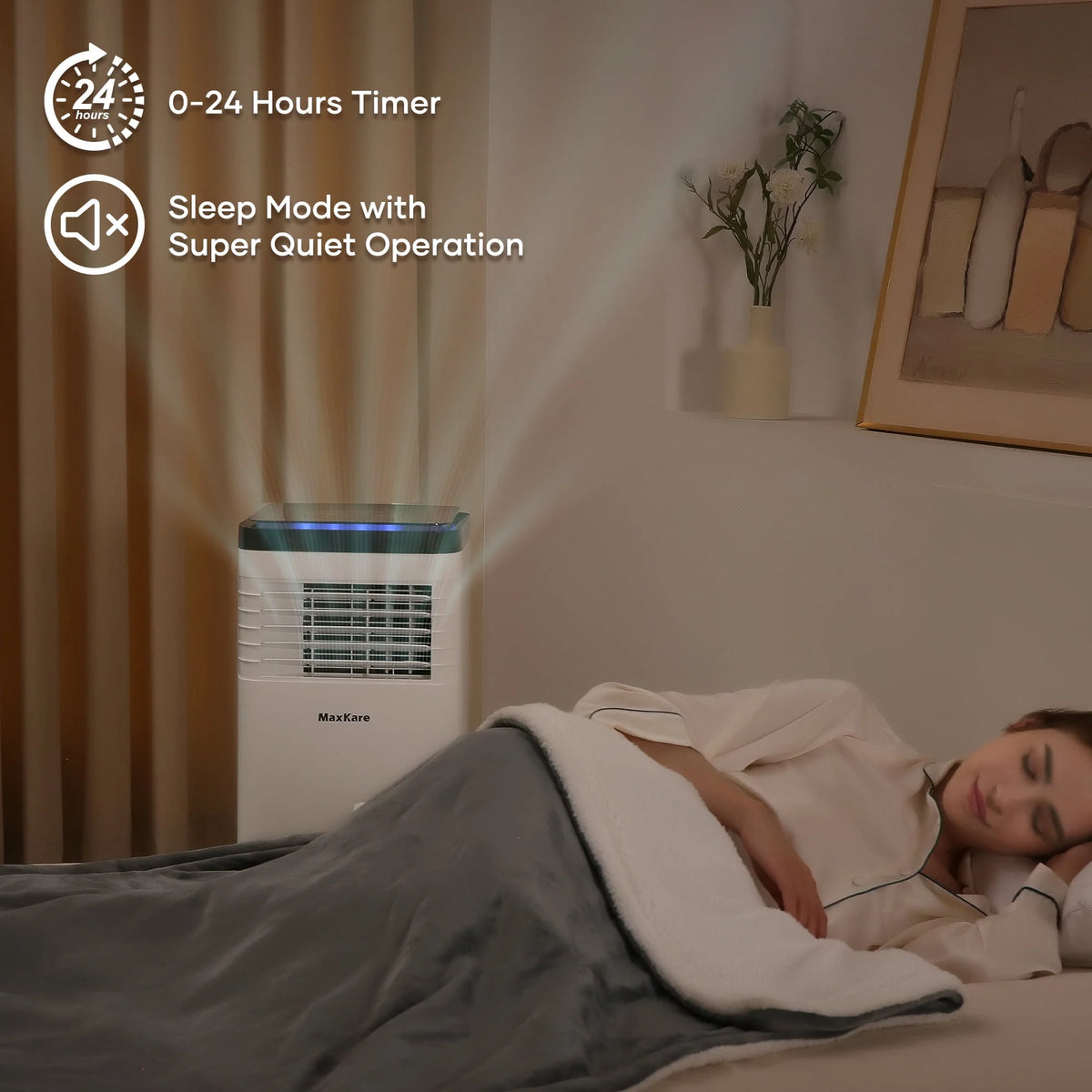 Portable Air Conditioner 8000 BTU with Remote Control K553833