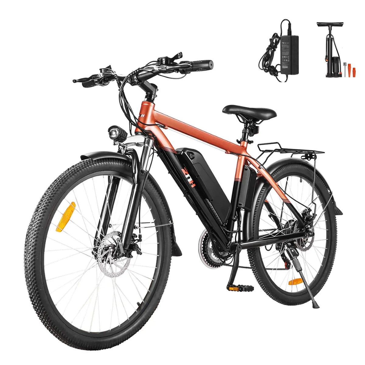 Electric Mountain Bike 350W 21 Speed Black I637256