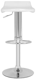 White Swivel Bar Stool T4583