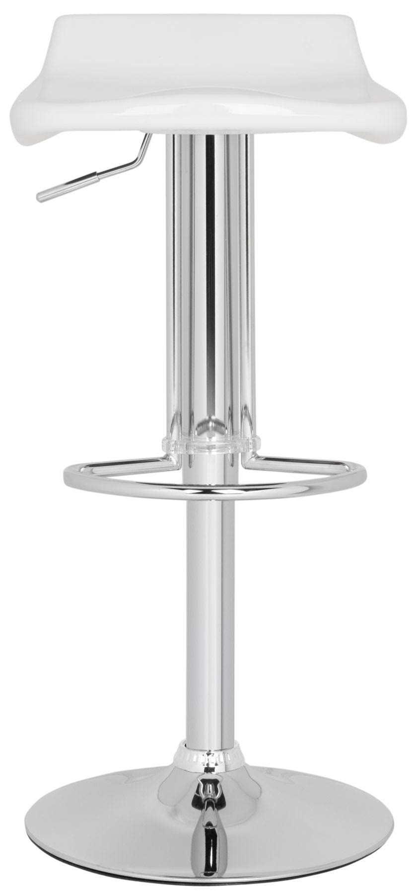 White Swivel Bar Stool T4583