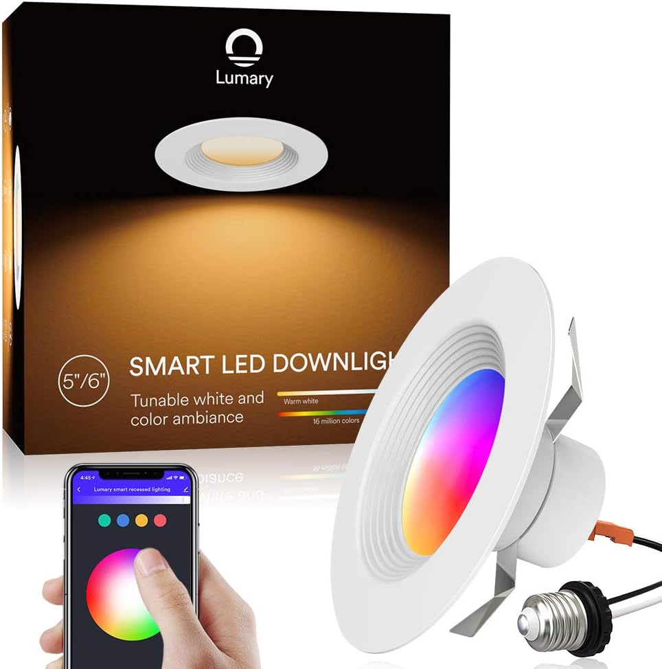 4 inch Smart Recessed Downlight 9W 810LM LED Wi-Fi Can Lights E15429