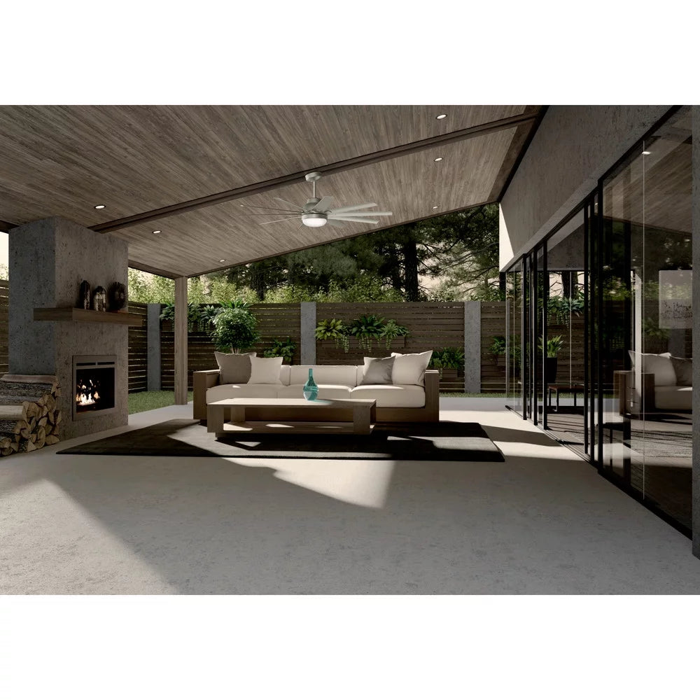 60" 10 Blade Indoor / Outdoor Led Ceiling Fan P7473