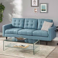 Blue Square Arm Sofa C2223