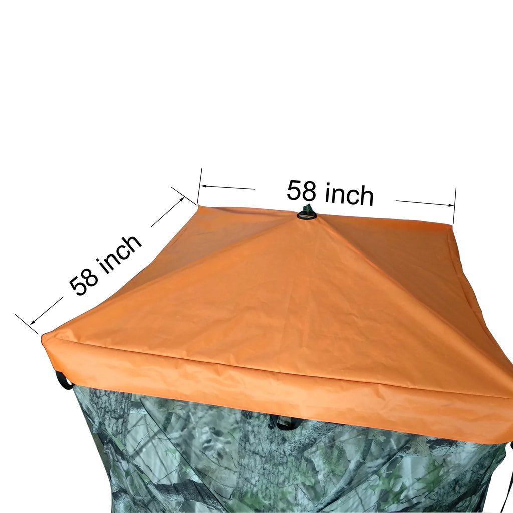 Blaze Orange Safety Blind Panels with Carrying Bag C99578
