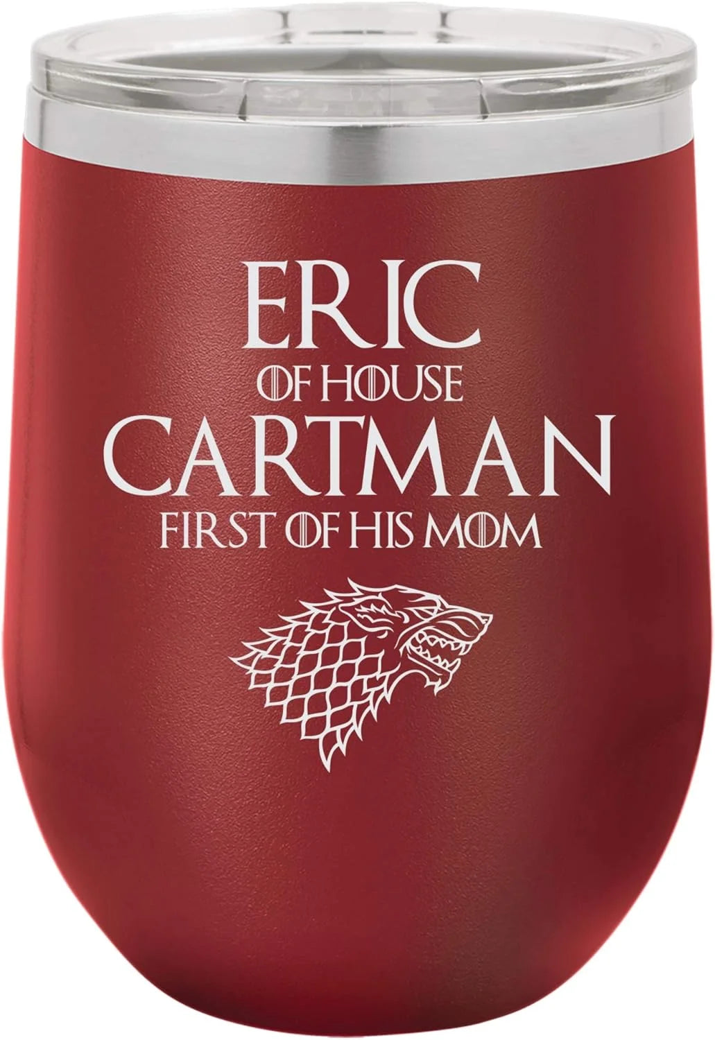 Insulated Stainless Steel Wine 12 Oz Maroon G883588